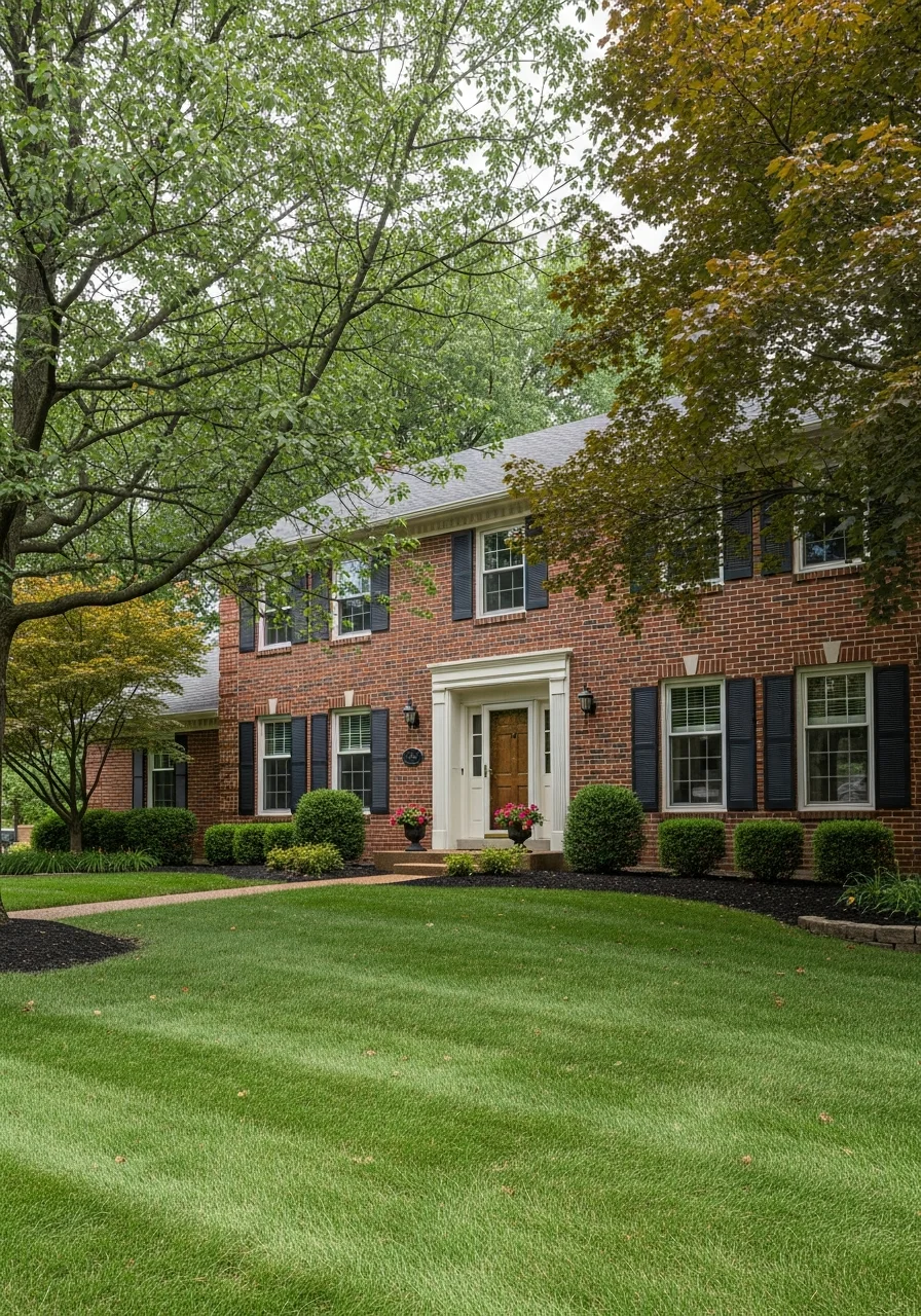 Established home in Ellisville with mature landscaping and classic architecture.
